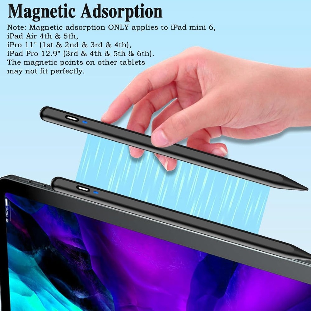 Ultimate Active Stylus for Android/iOS with Magnetic Feature and Fast Charging