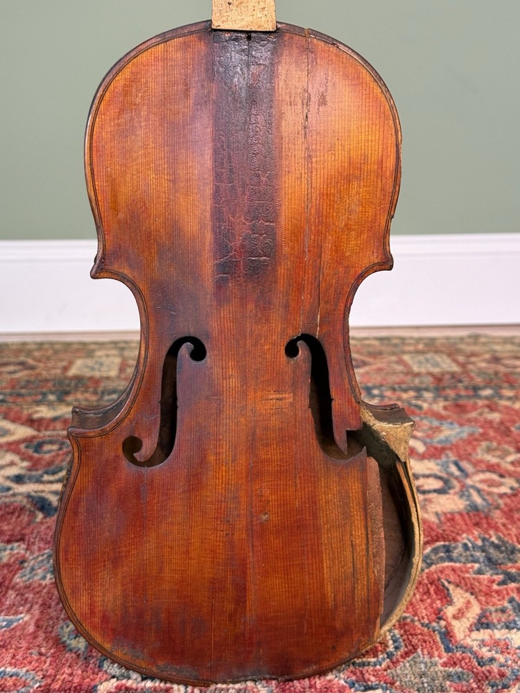 19th Century 3/4 Size Project Violin - Flame Maple