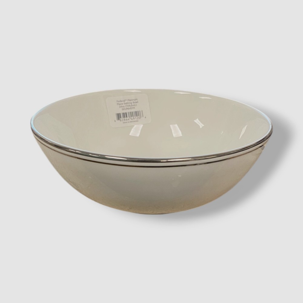 Lenox White Platinum 3-Piece Place Setting