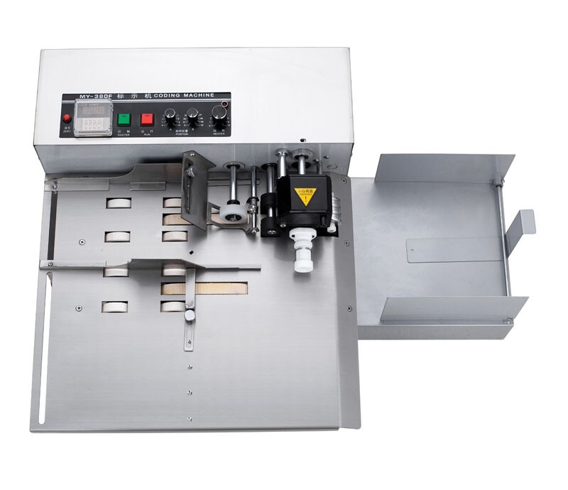 110V Continuous Date Coding Machine Ink Wheel Coding Machine for Package Printi