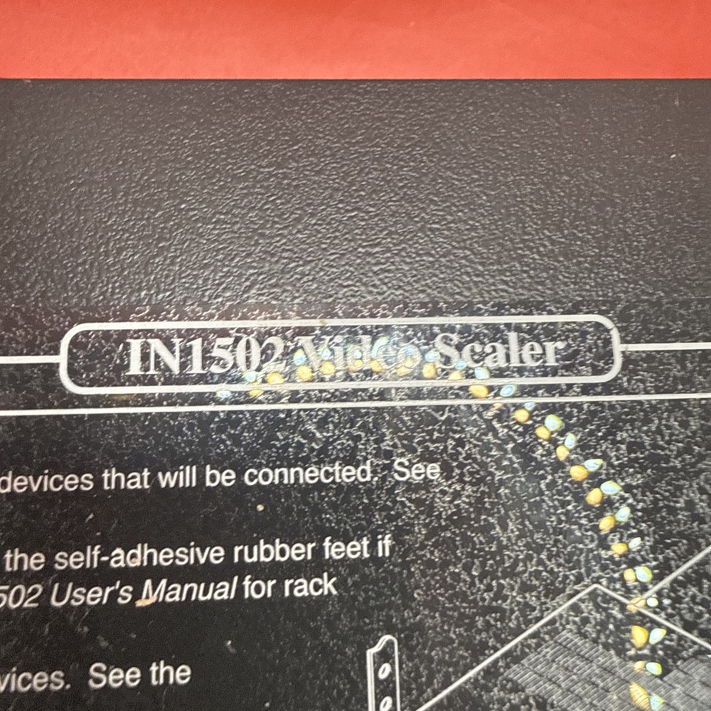 Extron IN1502 Two Input Video Scaler No Power Adapter