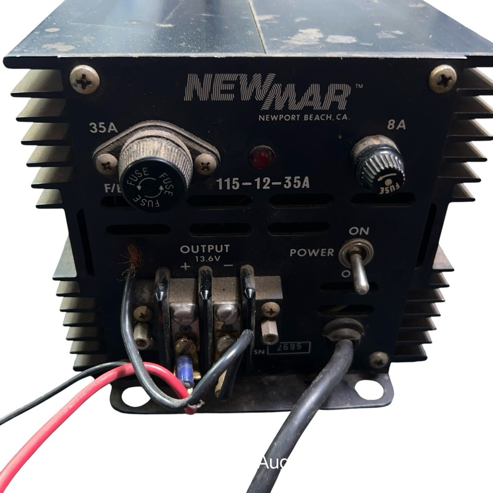 Newmar 115-12-35A Regulated Linear DC Power Supply untested