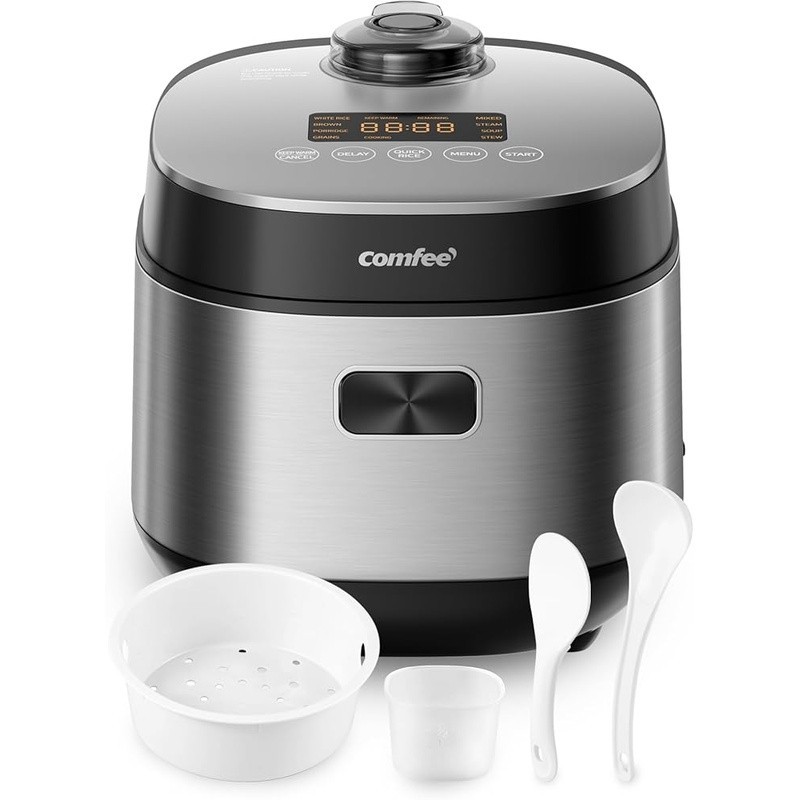 Multi-Function Rice Cooker Fuzzy Logic 9 Programs Easy Clean Compact Design New