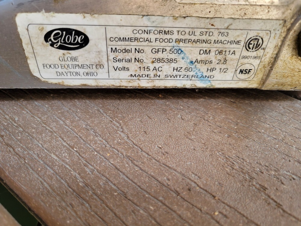 Globe Gfp500 Food Processor
