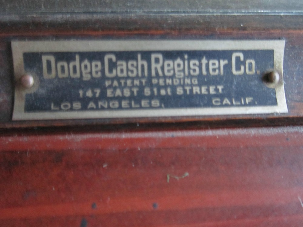 Original Dodge Cash Drawer (circa 1900's)