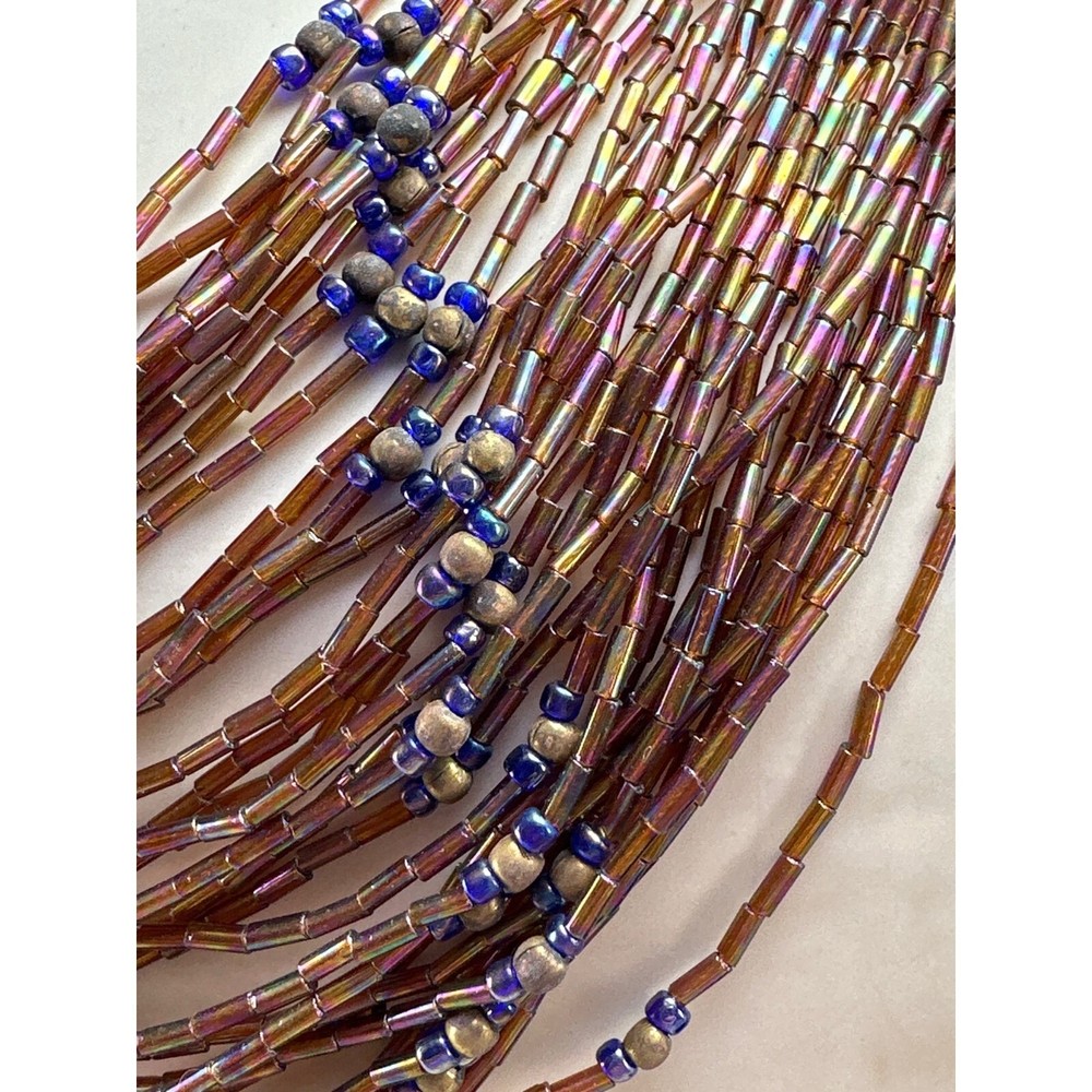 Vintage Multistrand Tiny Bead Necklace