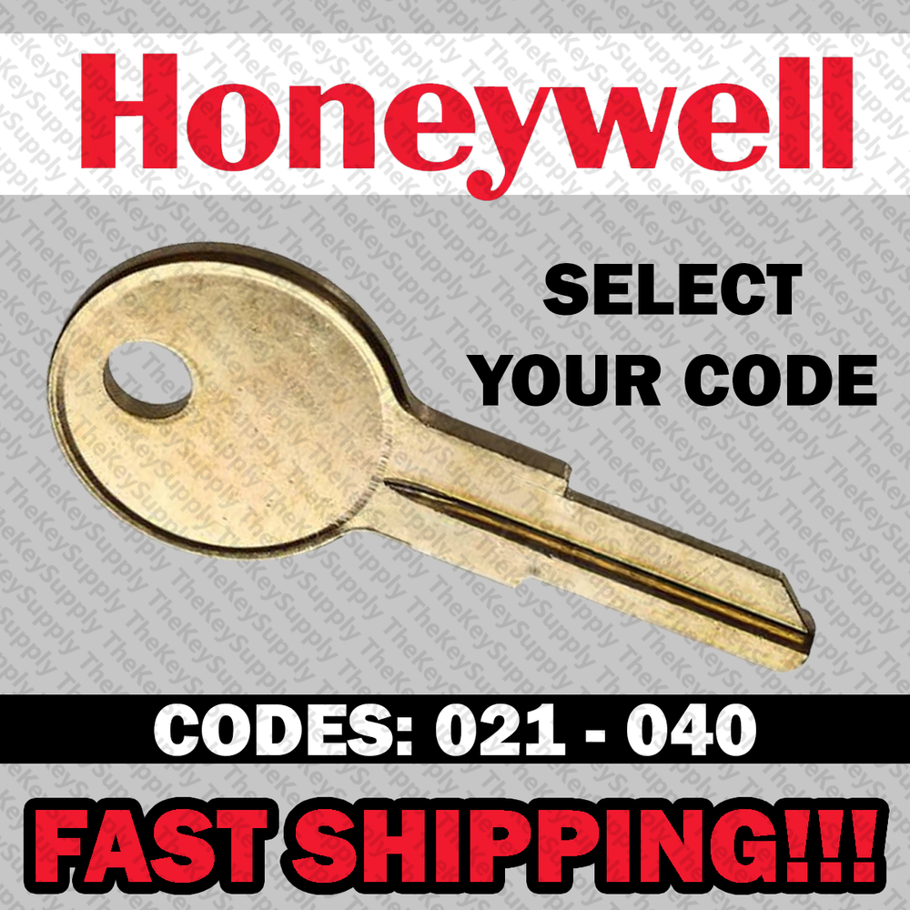 Honeywell Cash Lock Box Replacement Keys Cut to Your Code 021 - 040