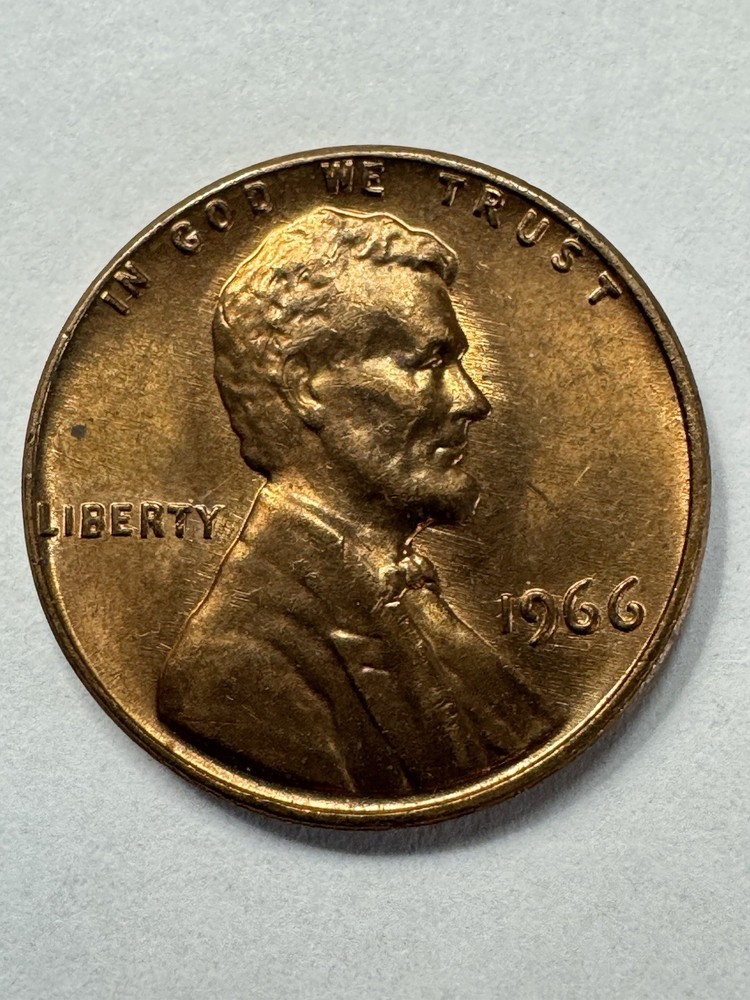 1966 Penny No Mint Mark With 3, Errors. Rare