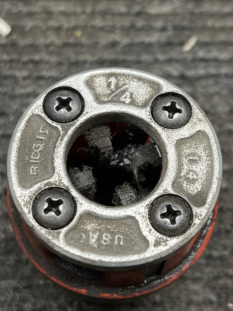 Used RIGID Die Head 1/4"