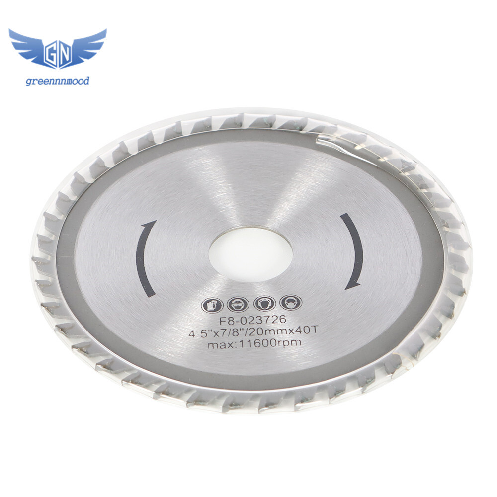 3Pcs 4.5" 40T Alloy Steel Cutting Basic With 7/8" Arbor Multi-Purpose