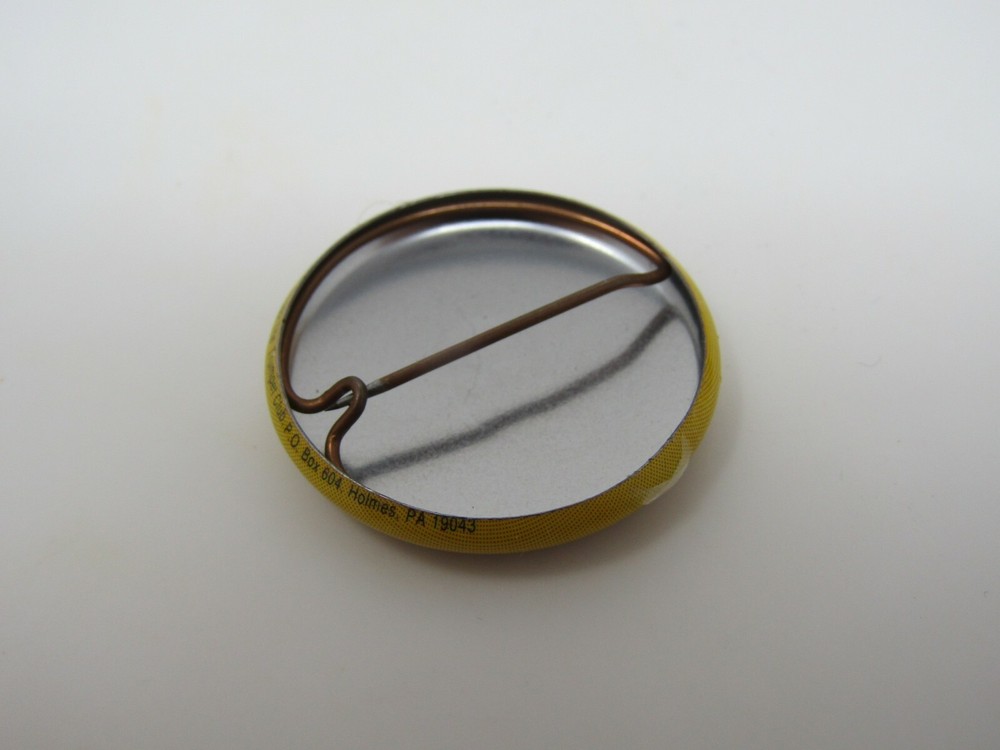 Vintage Help Friends Pinback Button Earth Globe Unity People Chain Slogan Pin