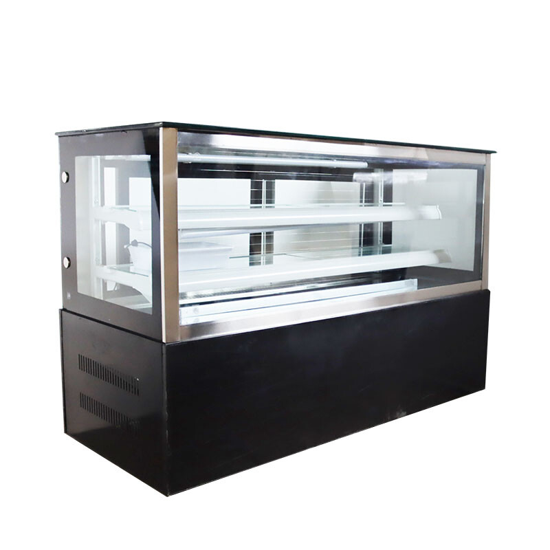 47.2" 3-Layer Refrigerated Cake Bakery Showcase Display Cabinet Moisture 220V