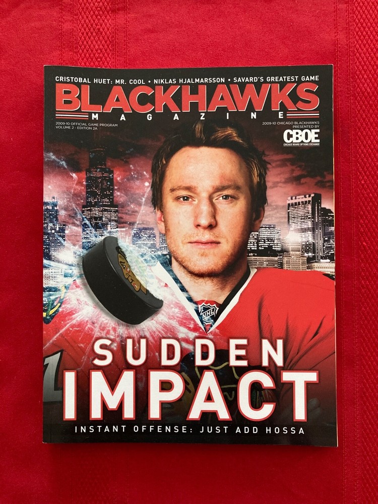 2009-2010 NHL Chicago Blackhawks program / Stanley Cup champs / Hossa / Kane