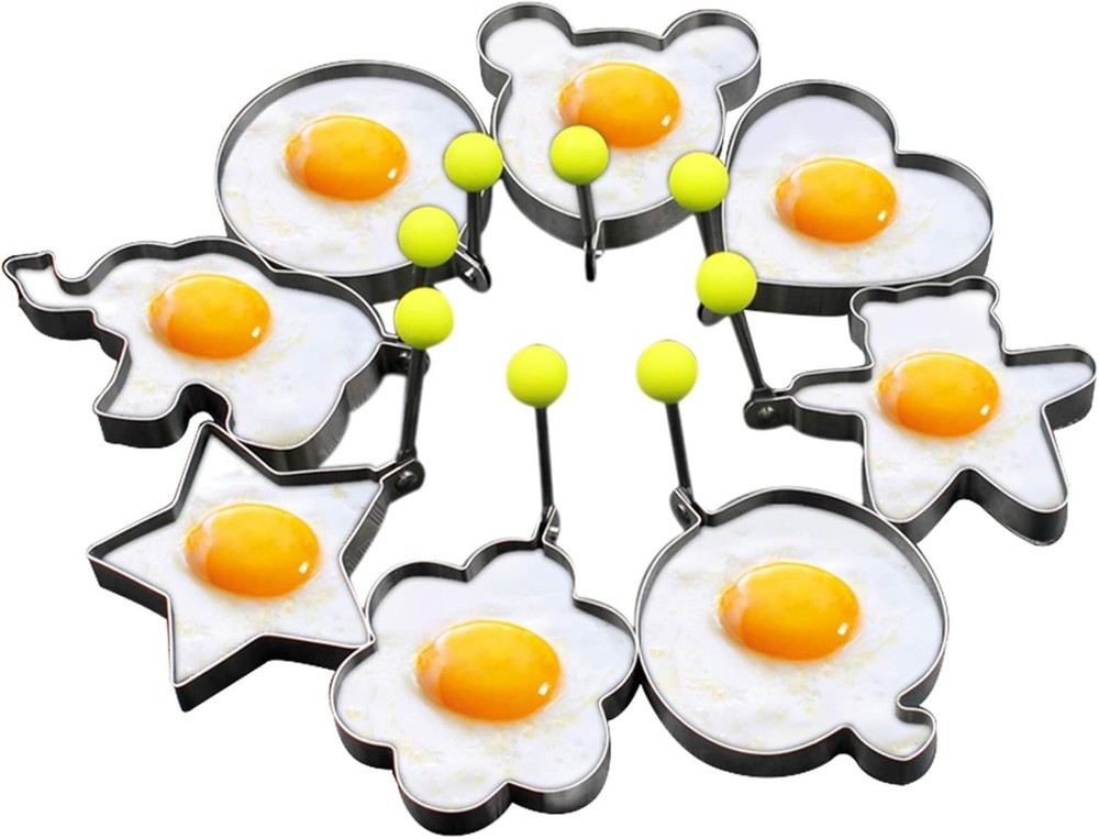 8 Piece Metal Pancake/Egg Molds