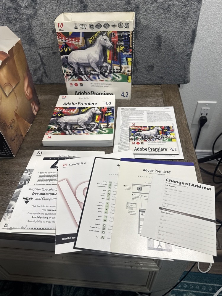VTG 1995 Adobe Premiere 4.2 For Macintosh Complete! Excellent!