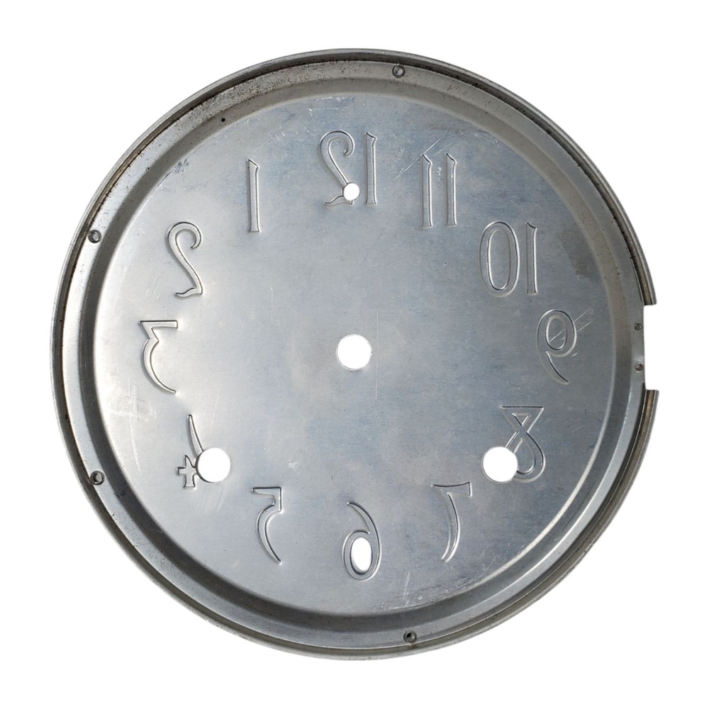 Sessions Replacement Clock Face 6.5" Dial Part Embossed Metal