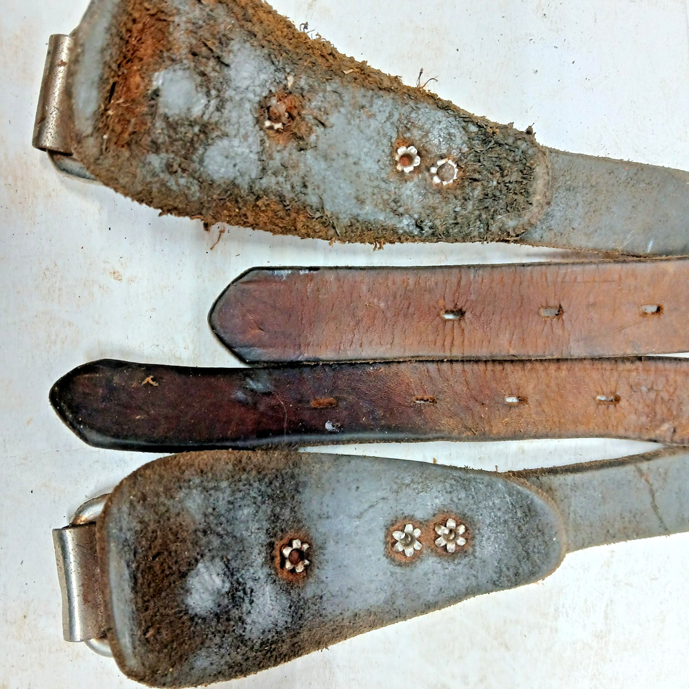 2 USED, POLE OR TREE, CLIMBER, TOP STRAPS, ABOUT 28" LONG