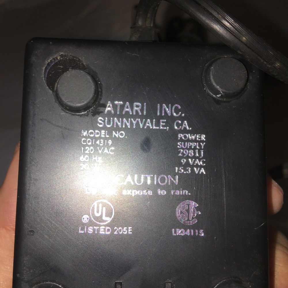 Atari 400 800 System Power Supply Official OEM Authentic Adapter CO14319 Tested