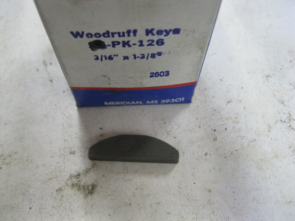 Pioneer PK-126 Engine Crankshaft Woodruff Key