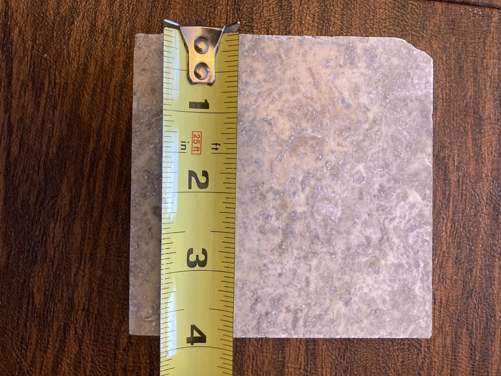 Tile Natural Stone 4x4 inches Travertine Tile