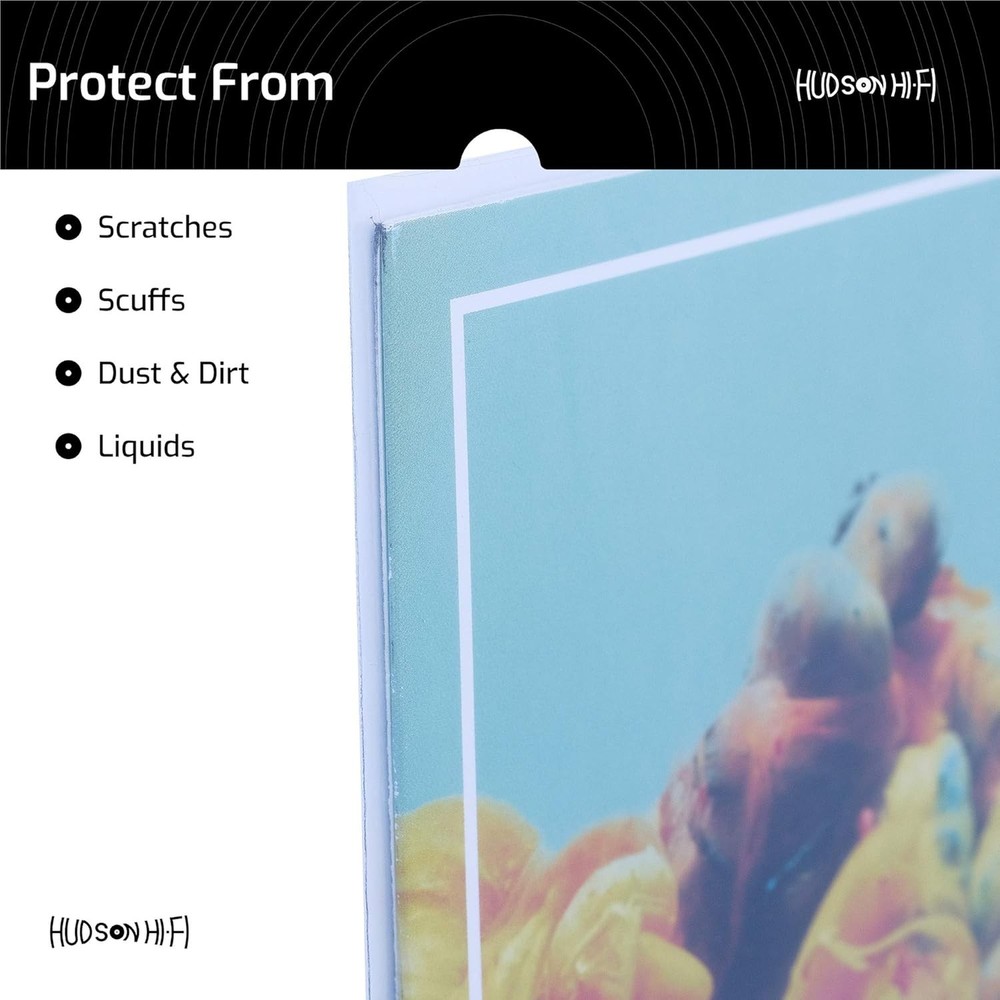 Flexible Archival-Grade Vinyl Jacket Outer Sleeves – 100 Pack – ...