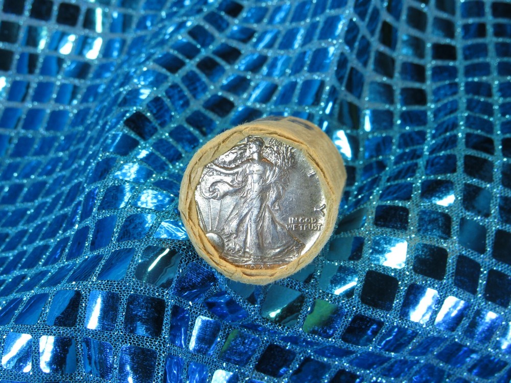 $10 ROLL HALF DOLLAR ROLL 1941 PROOF WALKER END / WALKER P END BIN HF10
