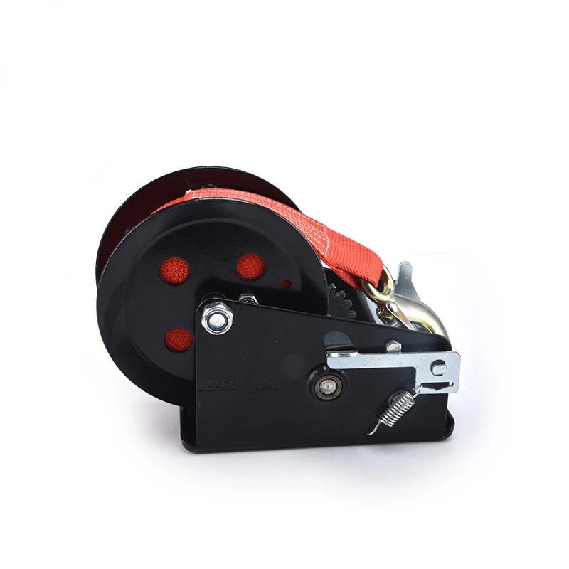 Manual Winch Hoist Winch Black Spray Plastic Bottom Shell 2500 Pounds (LBS)