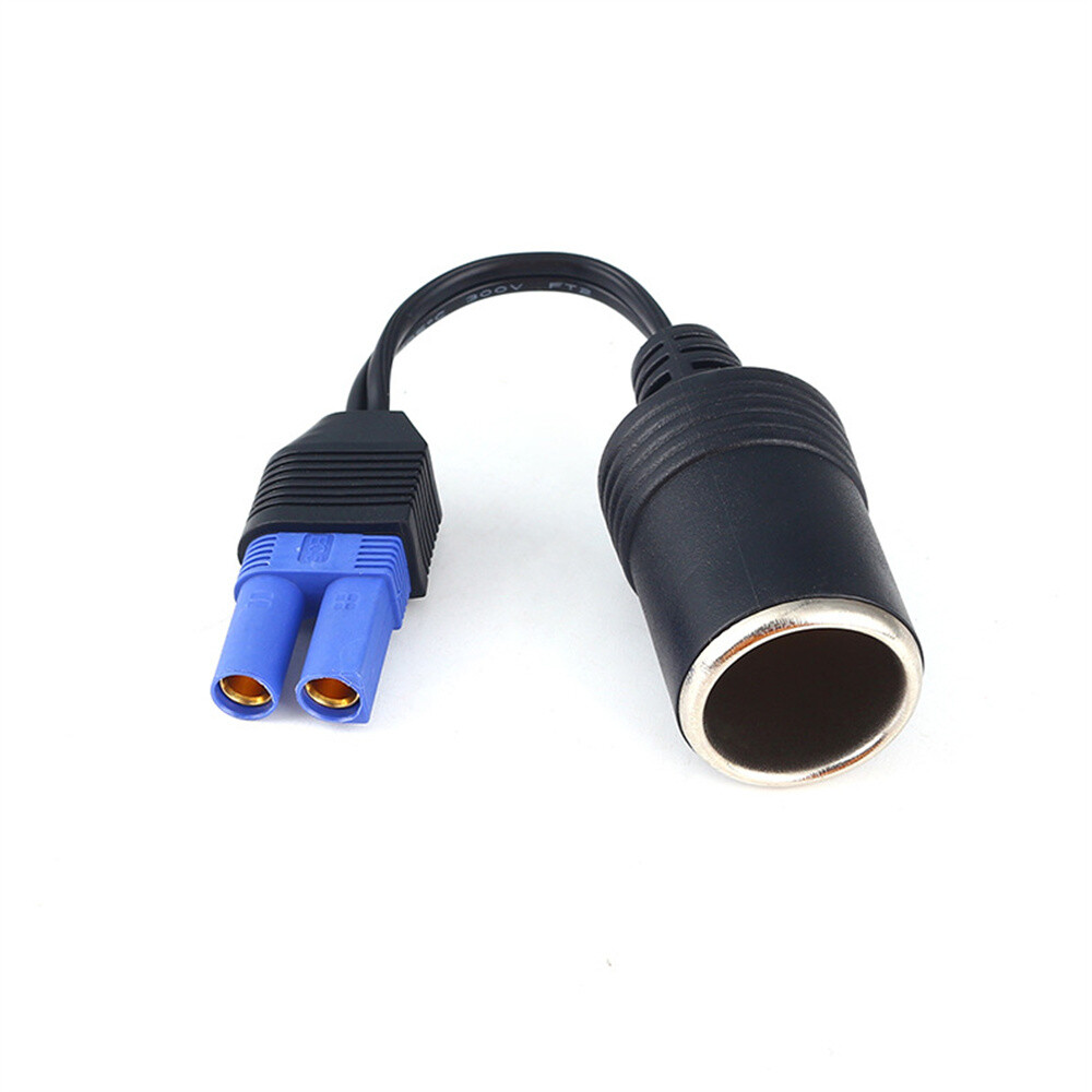 Portable EC5 Cigarette Lighter Socket Adapter Connector For 12V Car Battery
