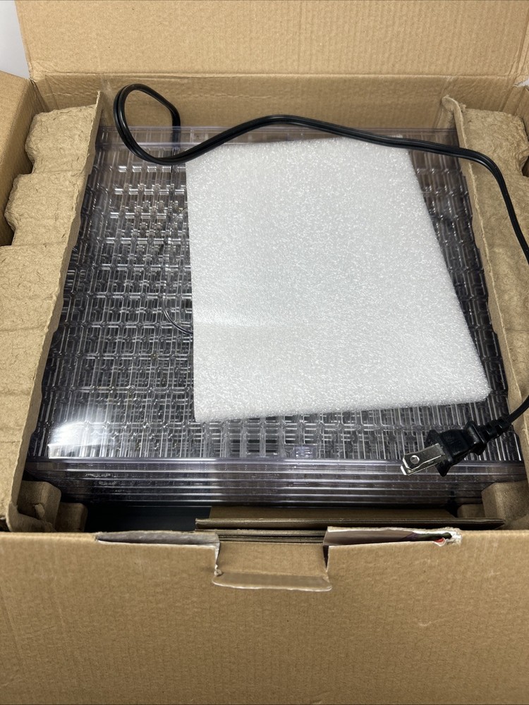 NESCO FD-5TC 5 Clear Tray Rectangular Dehydrator with Digital Timer