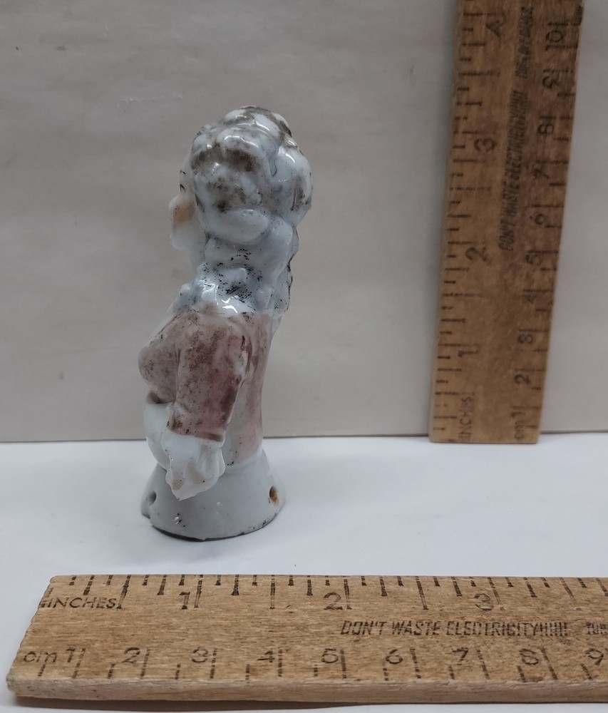 Porcelain HALF DOLL - damaged - listing #1116251