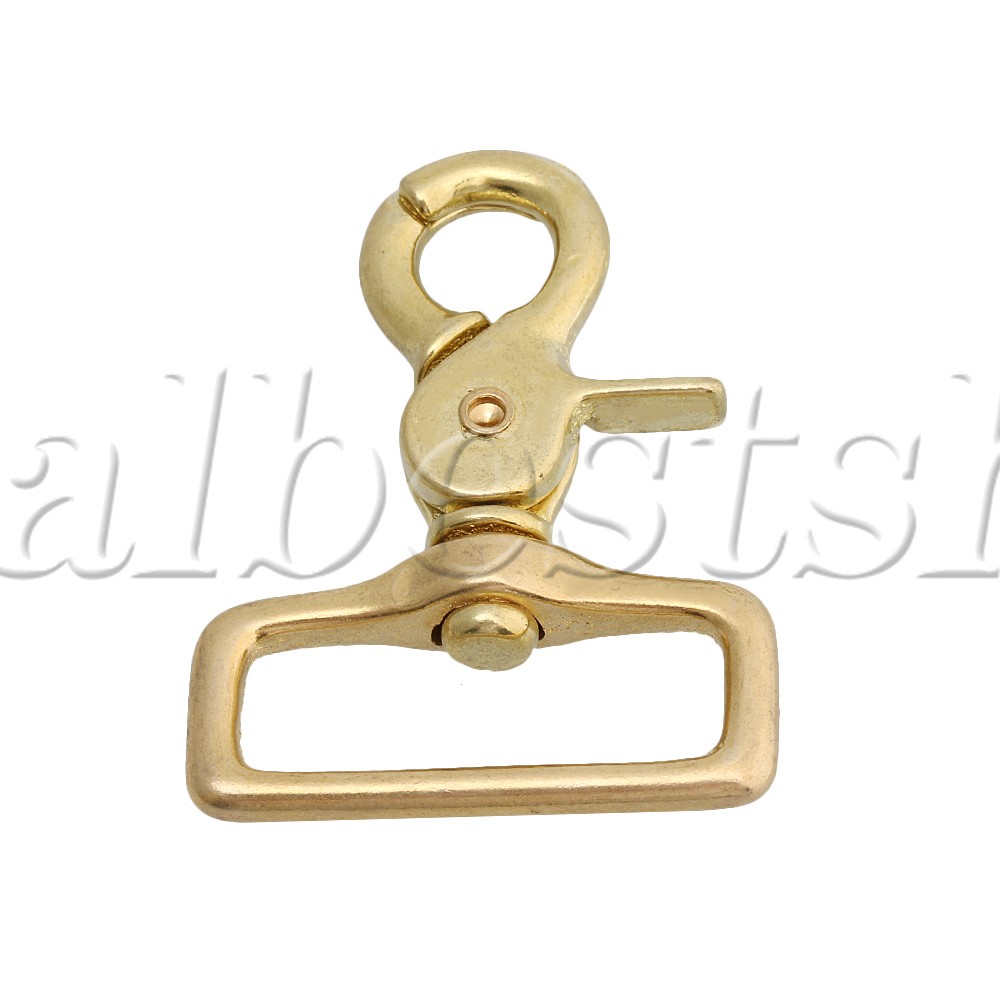 Brass Trigger Snap Hooks Lobster Clasps Swivel Trigger Snap Hooks for Straps Bag