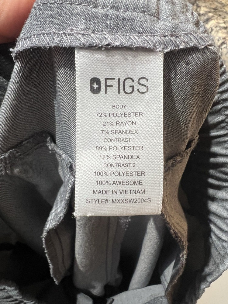 Figs Technical Collection Scrub Set, Graphite Size Small