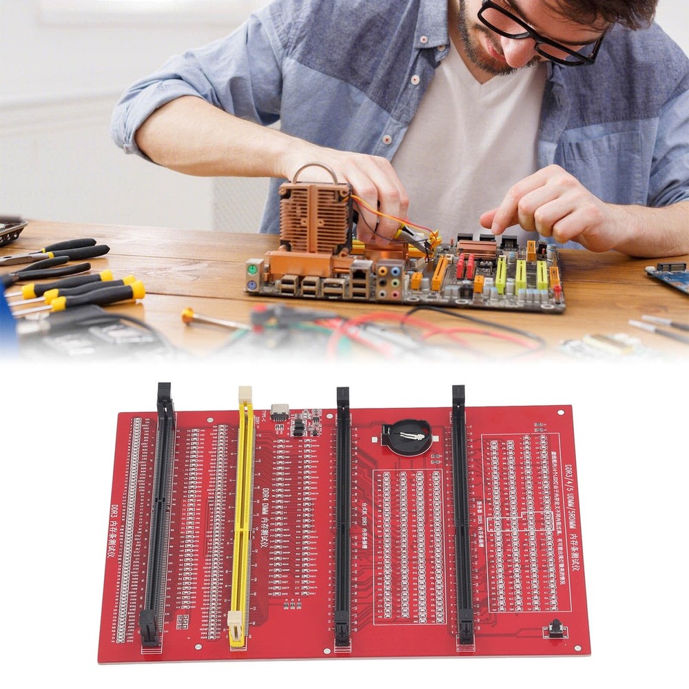 Memory Tester, Memory Diagnostic Analyzer, 4 in 1 Desktop DDR3 DDR4 DDR5UDMM