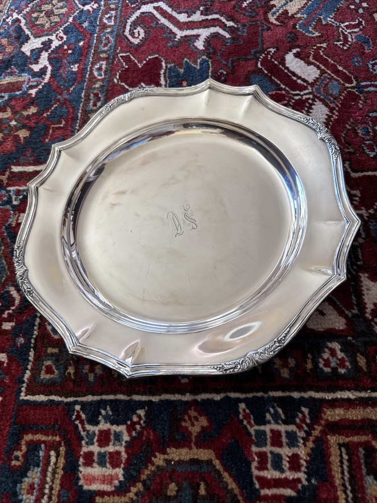 REED & BARTON De CHAMPLAIN SILVER PLATE SERVING TRAY EPNS Silver Plate 4080 14"