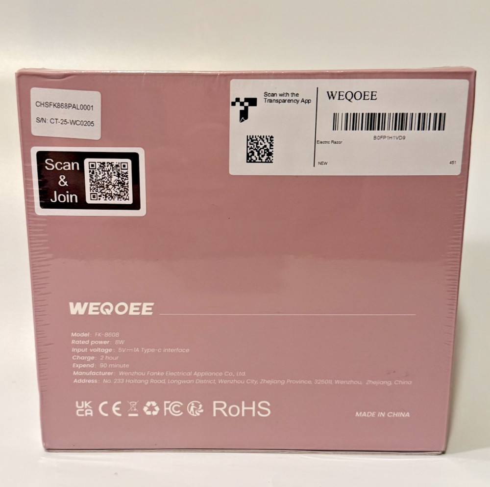 WEQOEE HAIR SHAVER