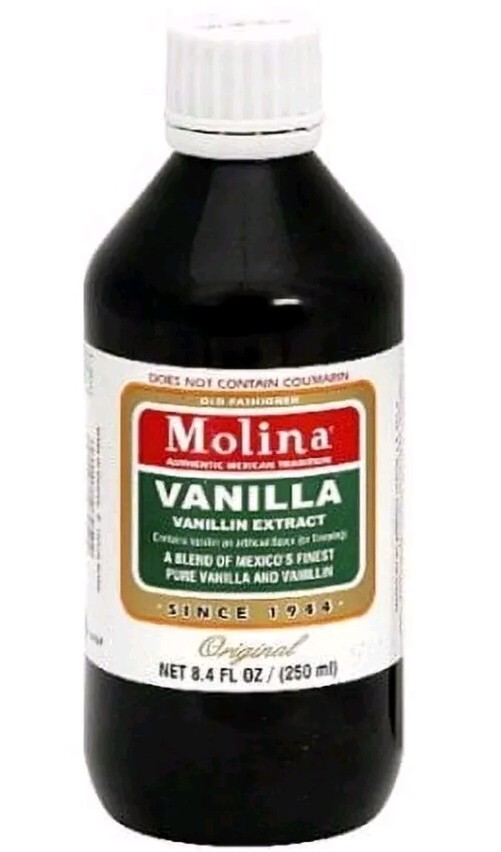 Molina Mexican Vanilla Blend Extract Original, 8.4  2pc