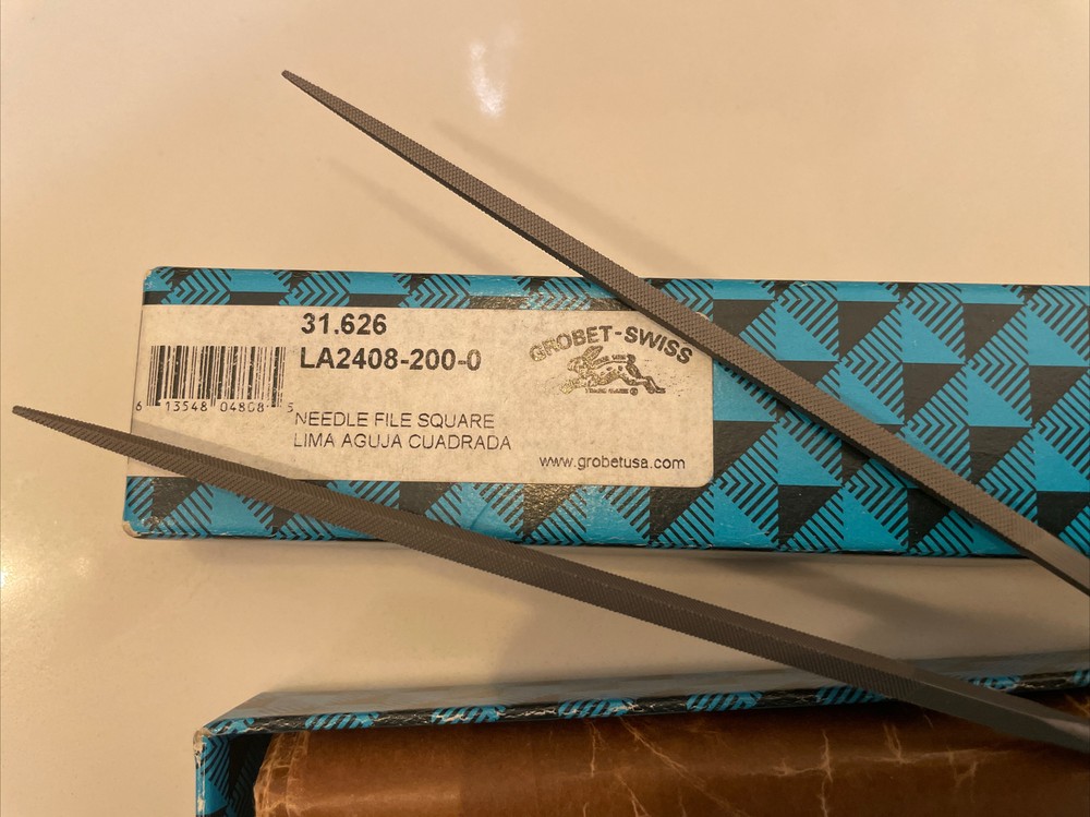 Grobet-Swiss Square Needle files (2x)