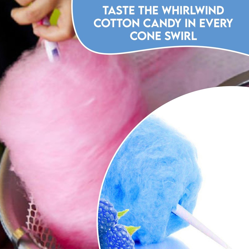 PW Cotton Candy Cone 100ct Cones