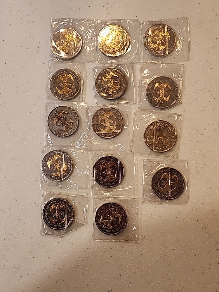 Lot Of 14 Double Eagle Commemorative Coins