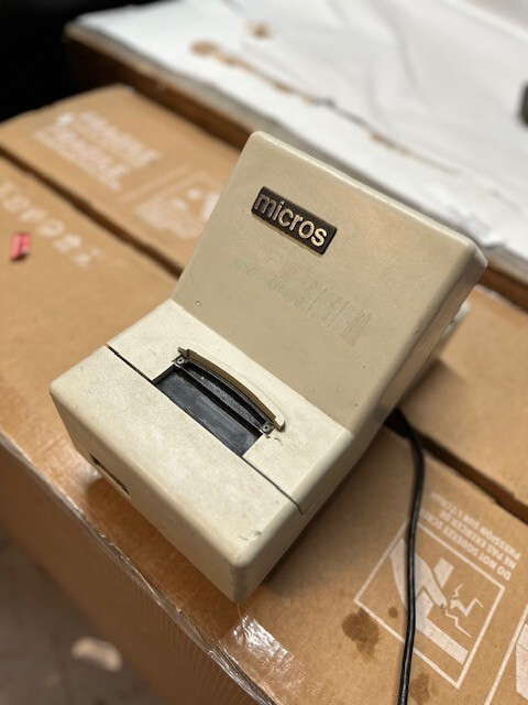 Micros POS Remote Stand Alone Roll Printer model 400282