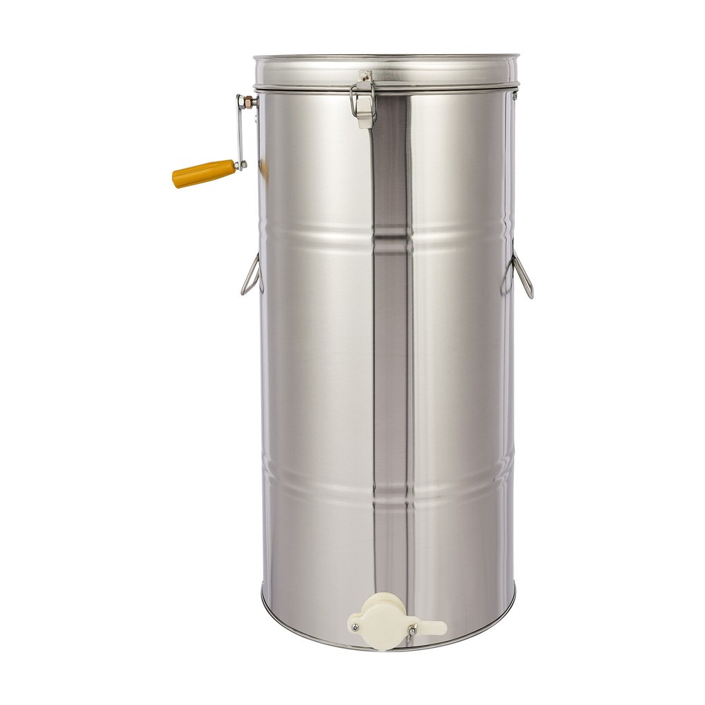 2 Frame Stainless Steel Manual Bee Honey Extractor Beekeeping Extraction Apiary