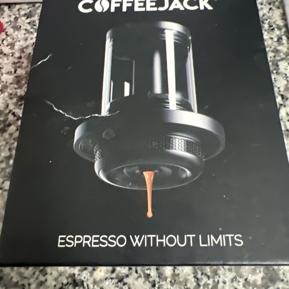 CoffeeJack Coffee Jack Portable Espresso Machine Maker- New ~ Open Box