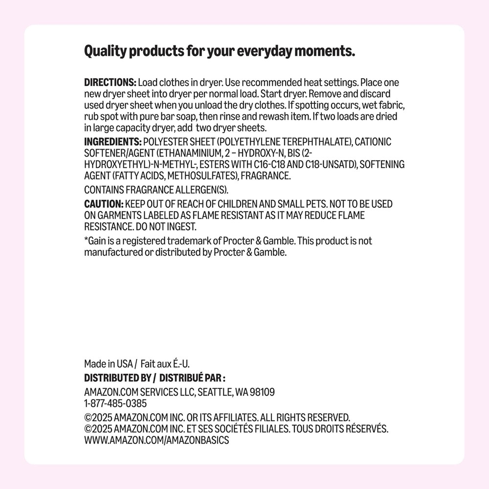 Dryer Sheets, Spring Fresh, Laundry Fabric Softener, 160 Count