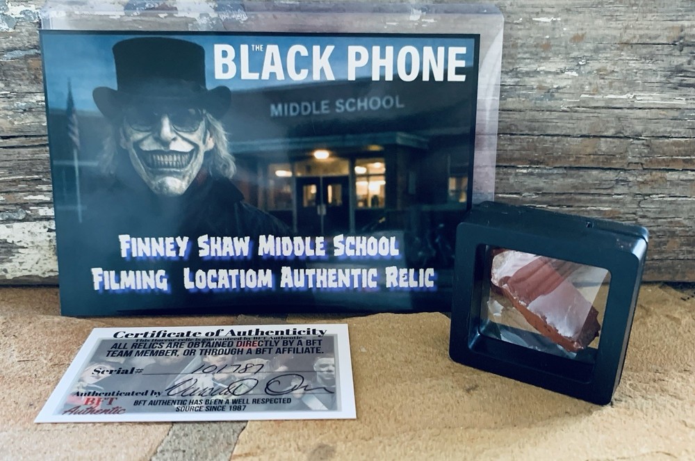 Black Phone Authentic Filming Location Brick Relic