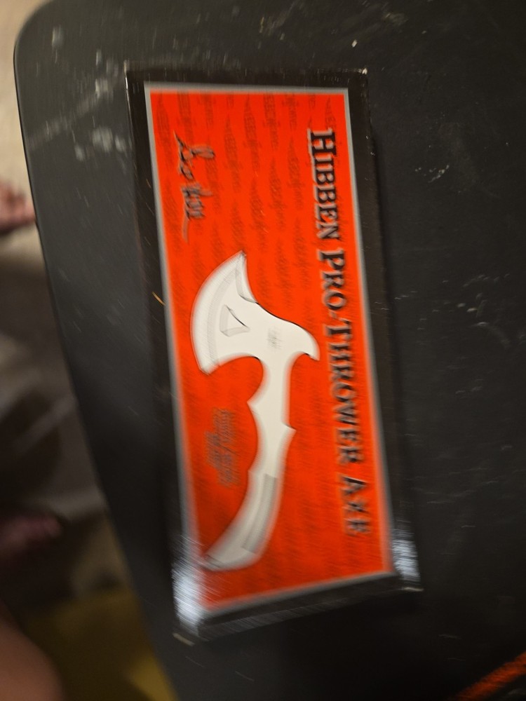 Gil Hibben Pro-Throwing Axe UC866 with Leather Sheath