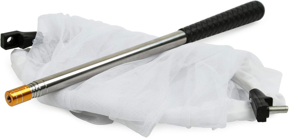 Durable Insect Collector's Net: 16" Ring, 59" Telescopic Handle, 36" Depth