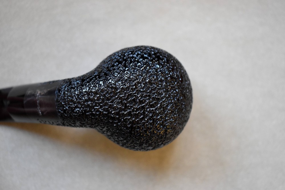 Moretti Pipe Super Magnum Black Rusticated Freehand