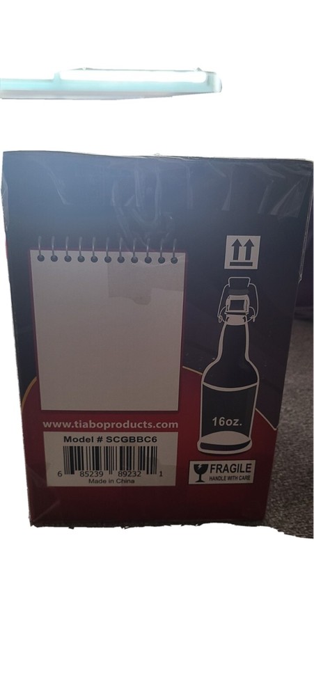 TABO easy Swing Cap Class Beer Bottles.