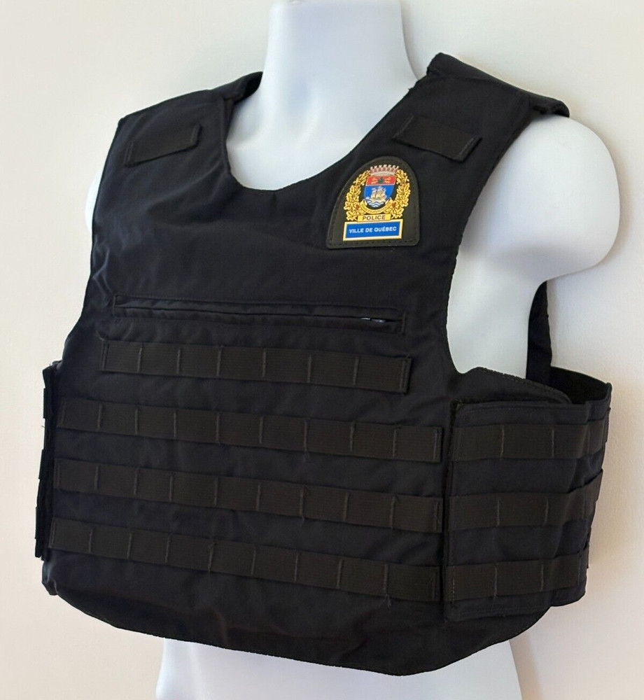 SECOND CHANCE Male Standard Tactical Armor Carrier Side Open Medium Navy Molle