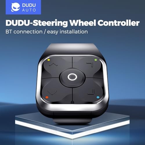 DUDUAUTO Wireless Car Steering Wheel Controller Button for Android Car Radio